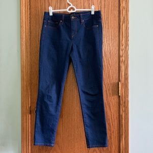 Joe’s jeans, dark wash, skinny leg, 28 W